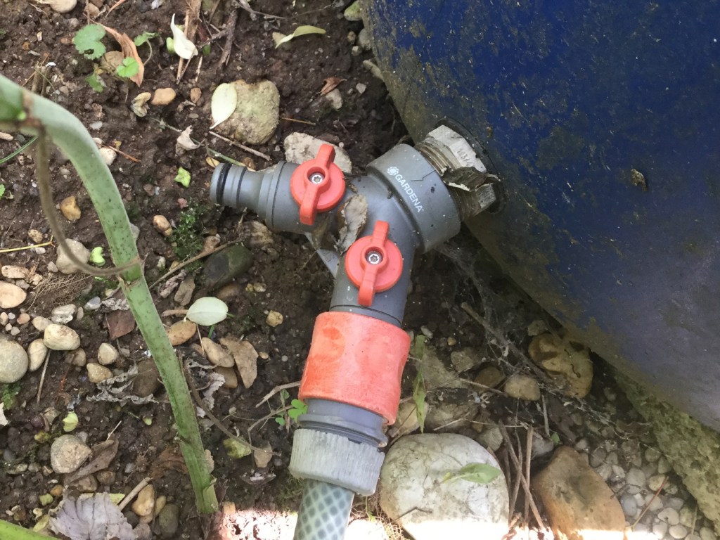 Regentonne Anschluss unten