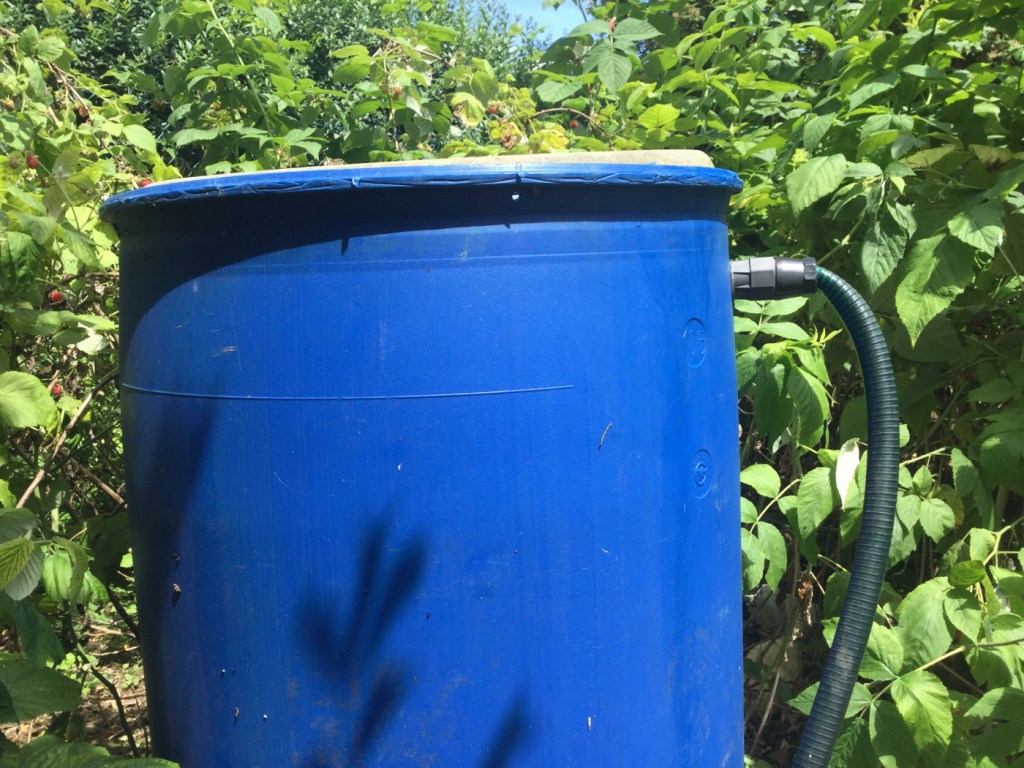 Regentonne Anschluss oben