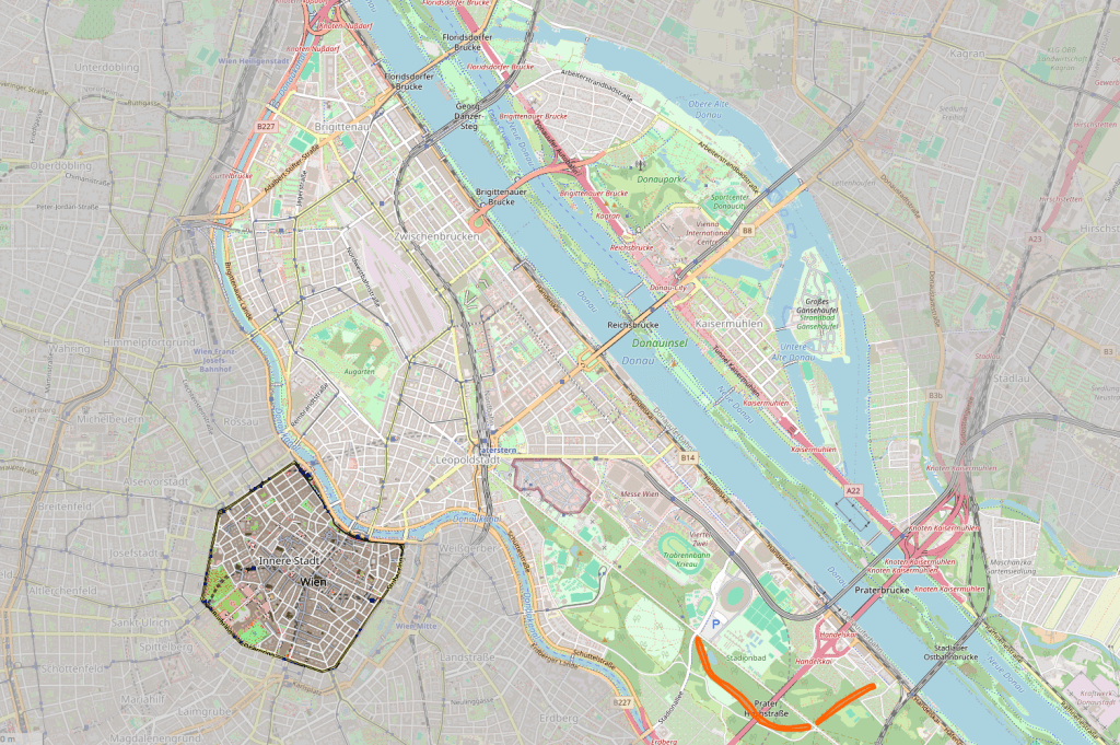 Stadtplan Wien